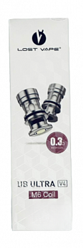 Испаритель Lost Vape Ultra V4 M6 0.3ohm Coil 1шт/5уп