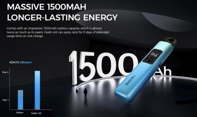 Nevoks FEELIN AX 1500mAh Pod KIT (Midnight Black)